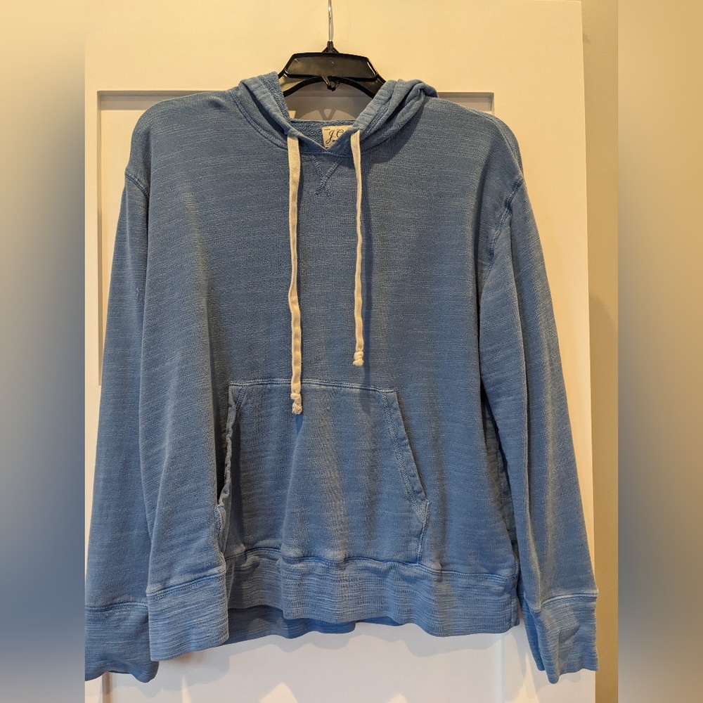Pullover hoodie in vintage cotton terry